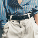 Essex Leather Belt Black