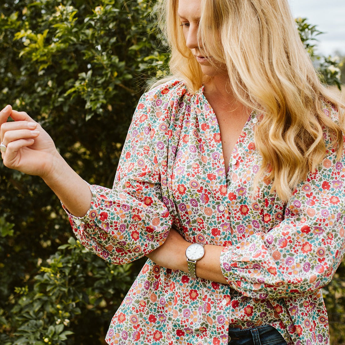 'danjo 19b' liberty of london cotton blouse/shirt